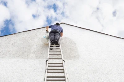 Peinture extérieure à la Goutelle — façades et ravalement